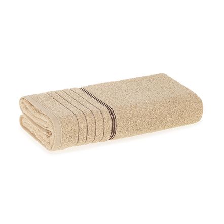 Toalha de Rosto Fio Cardado Bressan Grão/Bordô