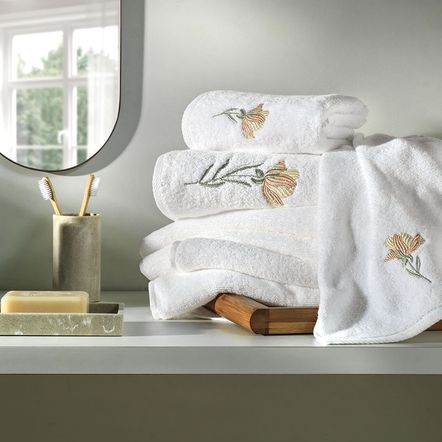 Toalha de Banho Fio Penteado 100% Algodão Lavínia Branco