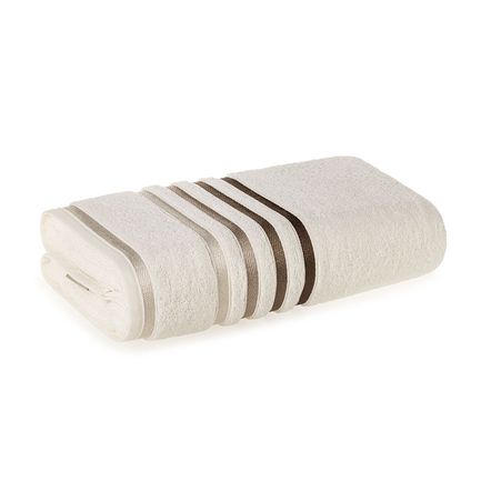 Toalha de Banho Fio Penteado Lumina Ivory/Greige