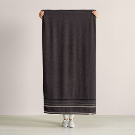 Toalha de Banho Fio Penteado Lumina Carbono/Cinza