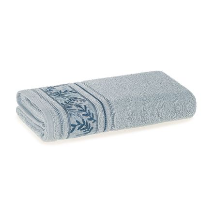 Toalha de Banho Fio Cardado Anis Azul Pérola