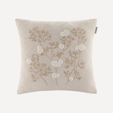 Almofada Decorativa Quadrada 43cm x 43cm Dandis Natural