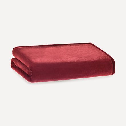 Cobertor King Peluciado Belmond Carmim