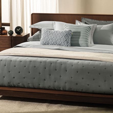 Jogo de Cama King 200 Fios com Bordado Juno