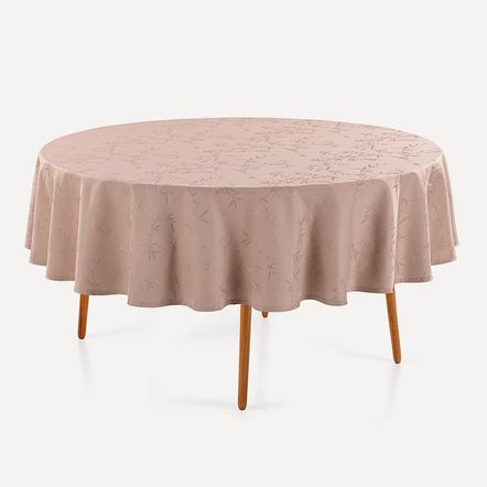 Toalha de Mesa Redonda 6 Lugares Veríssimo Rosé