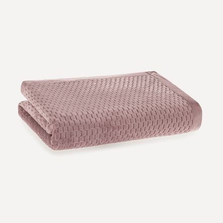 Manta de Microfibra Casal Oliver Mauve