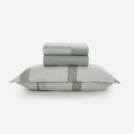 Jogo de Cama Solteiro 100% Algodão Adam