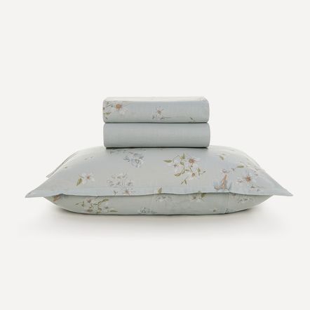 Jogo de Cama Solteiro 100% Algodão Adeline