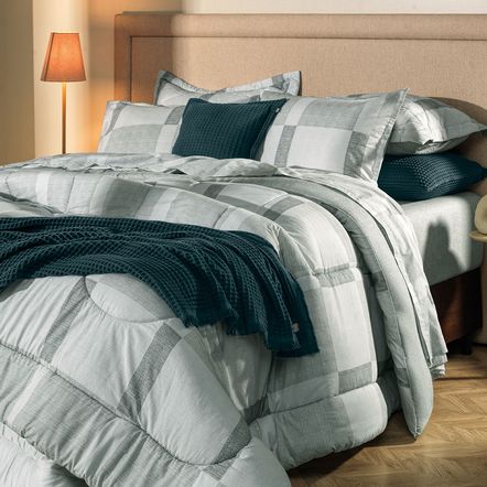 Jogo de Cama Casal 100% Algodão Adam