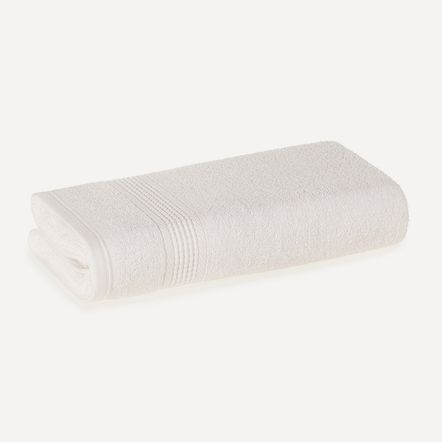 Toalha de Academia Fio Penteado 100% Algodão Hera Branco
