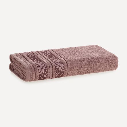 Toalha de Banho Fio Cardado Braga Rosa Vintage