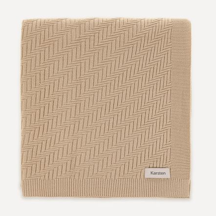 Manta Decorativa Salina Creme