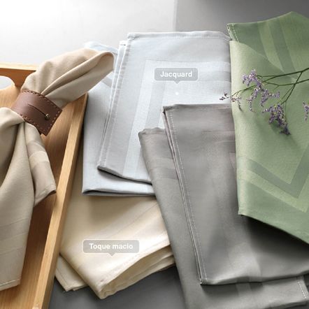 Guardanapo de Tecido Gourmet Cinza