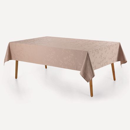 Toalha de Mesa Retangular 8 Lugares Veríssimo Rosé