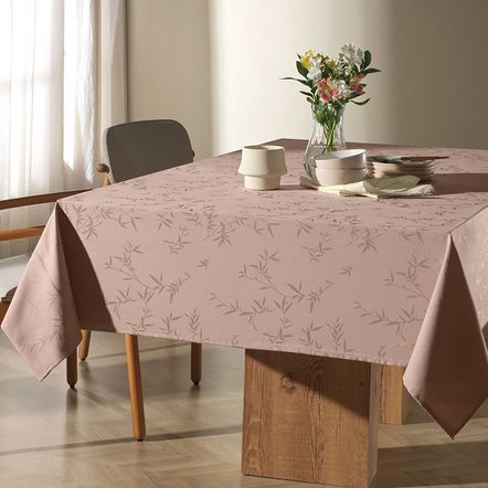 Toalha de Mesa Retangular 8 Lugares Veríssimo Rosé