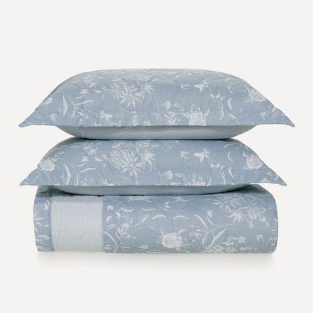 Colcha Casal com 2 Porta-travesseiro 150 Fios Mirabel