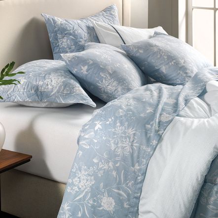 Colcha Casal com 2 Porta-travesseiro 150 Fios Mirabel