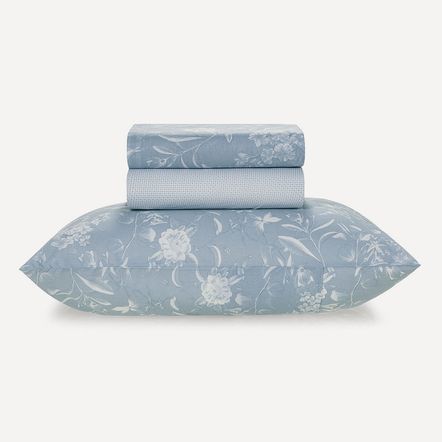 Jogo de Cama Solteiro 150 Fios 100% Algodão Mirabel