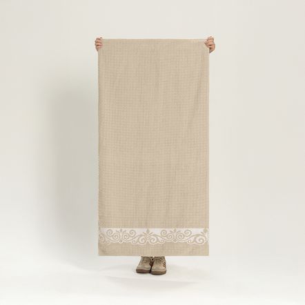 Toalha de Banho Fio Penteado Versalhes Duna