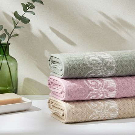 Toalha de Banho Fio Penteado Versalhes Lavanda