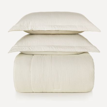 Colcha Queen com 2 Porta-travesseiros Baumann Branco