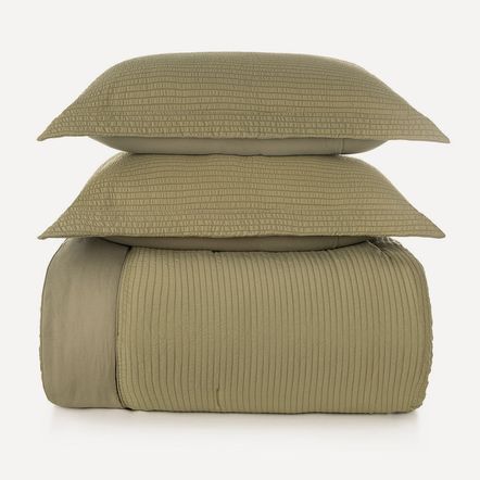 Colcha Queen com 2 Porta-travesseiros Baumann Oliva