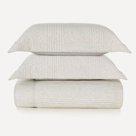 Colcha Queen com 2 Porta-travesseiros Dantas Branco