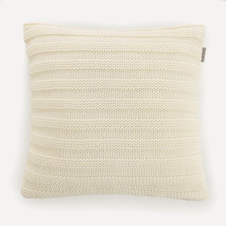 Almofada Decorativa de Tricot Elana Marfim