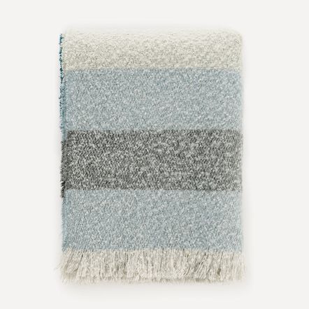 Manta de Tricot de Lã Escovada Lira Turmalina