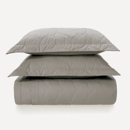 Colcha King com 2 Porta-travesseiros 200 Fios Tom Funghi