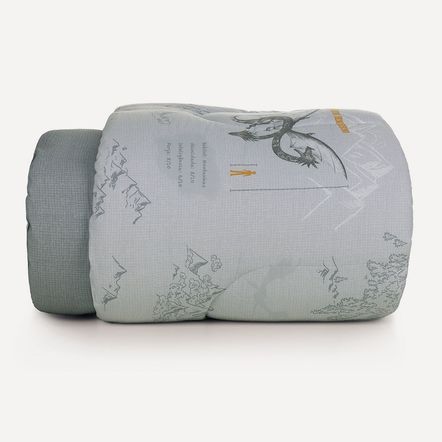 Edredom Infantil Casal 200 Fios 100% Algodão Dragões