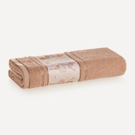 Toalha de Banho Infantil Fio Cardado Daisy Deserto