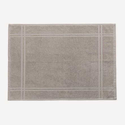 Toalha de Piso 100% Algodão Metrópole Grafite