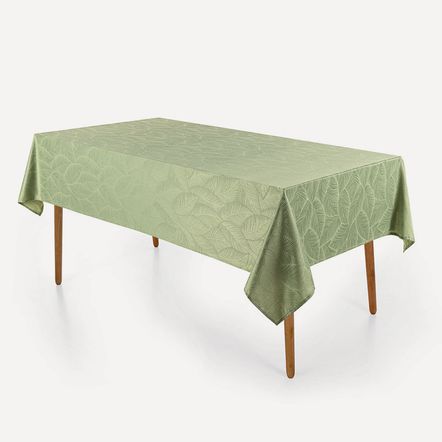 Toalha de Mesa Retangular 8 Lugares Tilia Menta