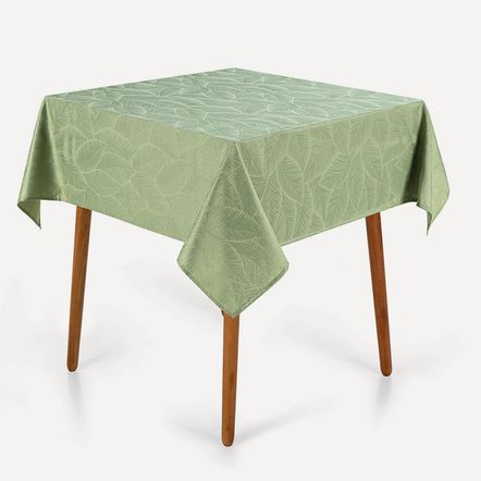 Toalha de Mesa Quadrada 4 Lugares Tilia Menta