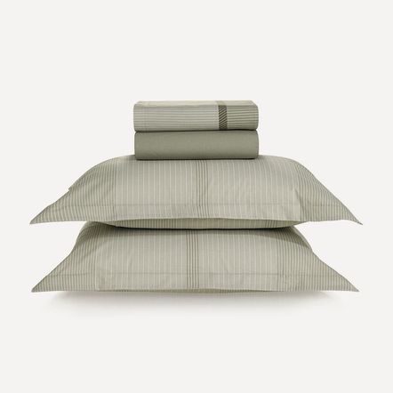 Jogo de Cama Queen 200 Fios Percal 100% Algodão Miguel