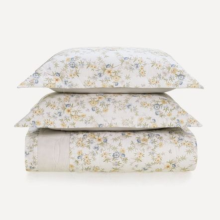 Colcha Casal com 2 Porta-travesseiros 200 Fios 100% Algodão Melinda