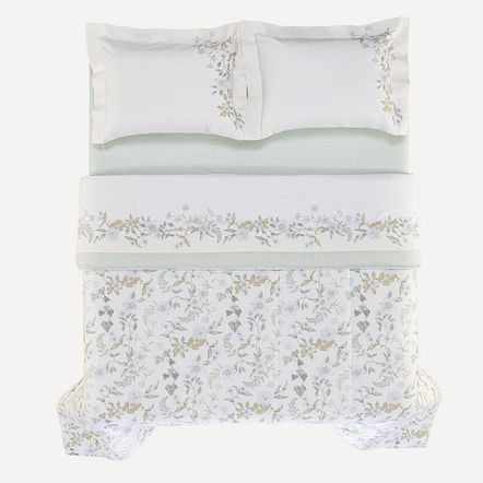 Edredom Queen 200 Fios 100% Algodão Adélia