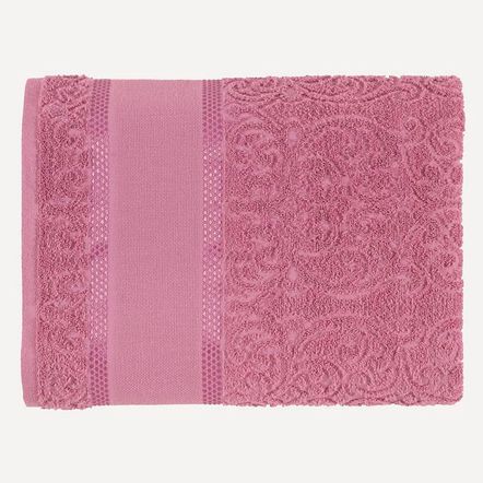 Toalha de Lavabo/Visita para Bordar Karsten Melina II Rósea