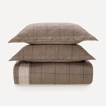 Colcha Casal com 2 Porta-travesseiros Algodão Egípcio 300 Fios Darius