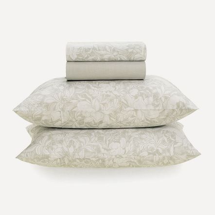 Jogo de Cama Queen Percal 160 Fios 100% Algodão Aisha