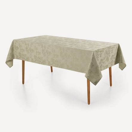 Toalha de Mesa Retangular 8 Lugares Grazia Alecrim