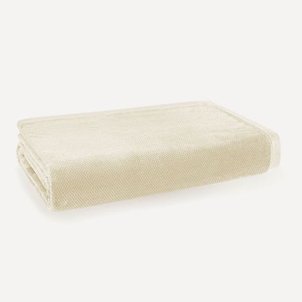 Manta de Microfibra King Prades Marfim