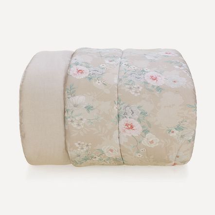 Edredom Solteiro 160 Fios 100% Algodão Poliana