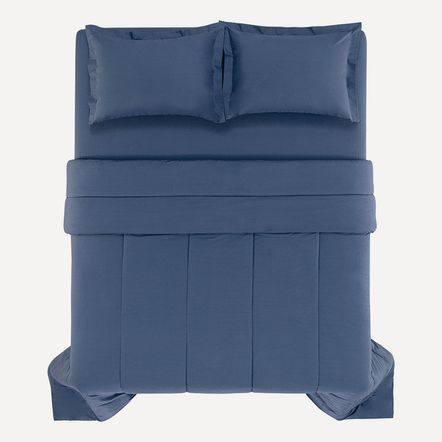 Edredom Queen 200 Fios 100% Algodão Tom Marinho