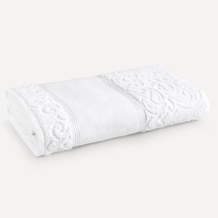 Toalha de Banho para Pintar Karsten Melina Branco