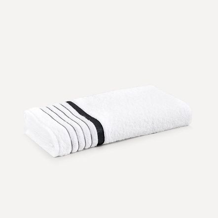 Toalha de Rosto Karsten Otto Branco/Cinza
