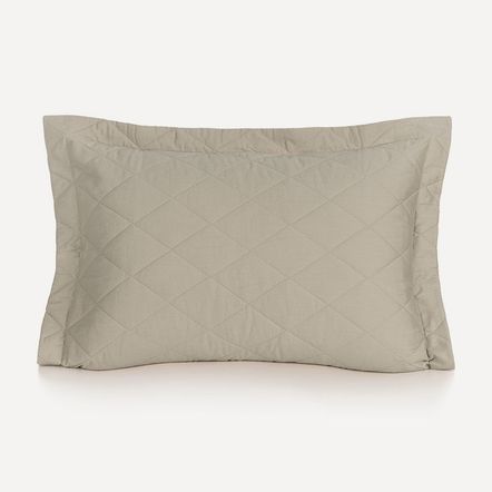 Porta Travesseiro Avulso 300 Fios 100% Algodão Bossa Areia