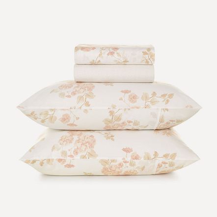 Jogo de Cama Casal 100% Algodão Thalia