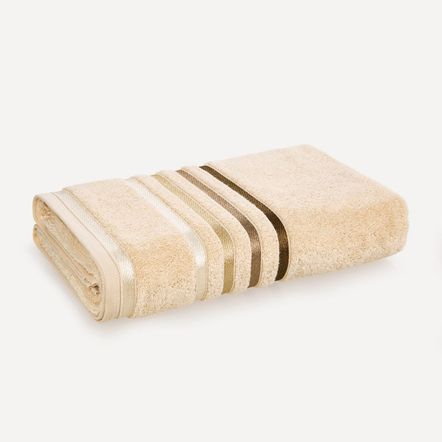 Toalha Banhão Karsten Fio Penteado Lumina Areia/Marrom